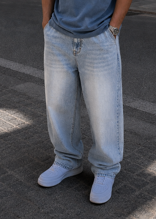 Sunburnt Sky Blue Jeans