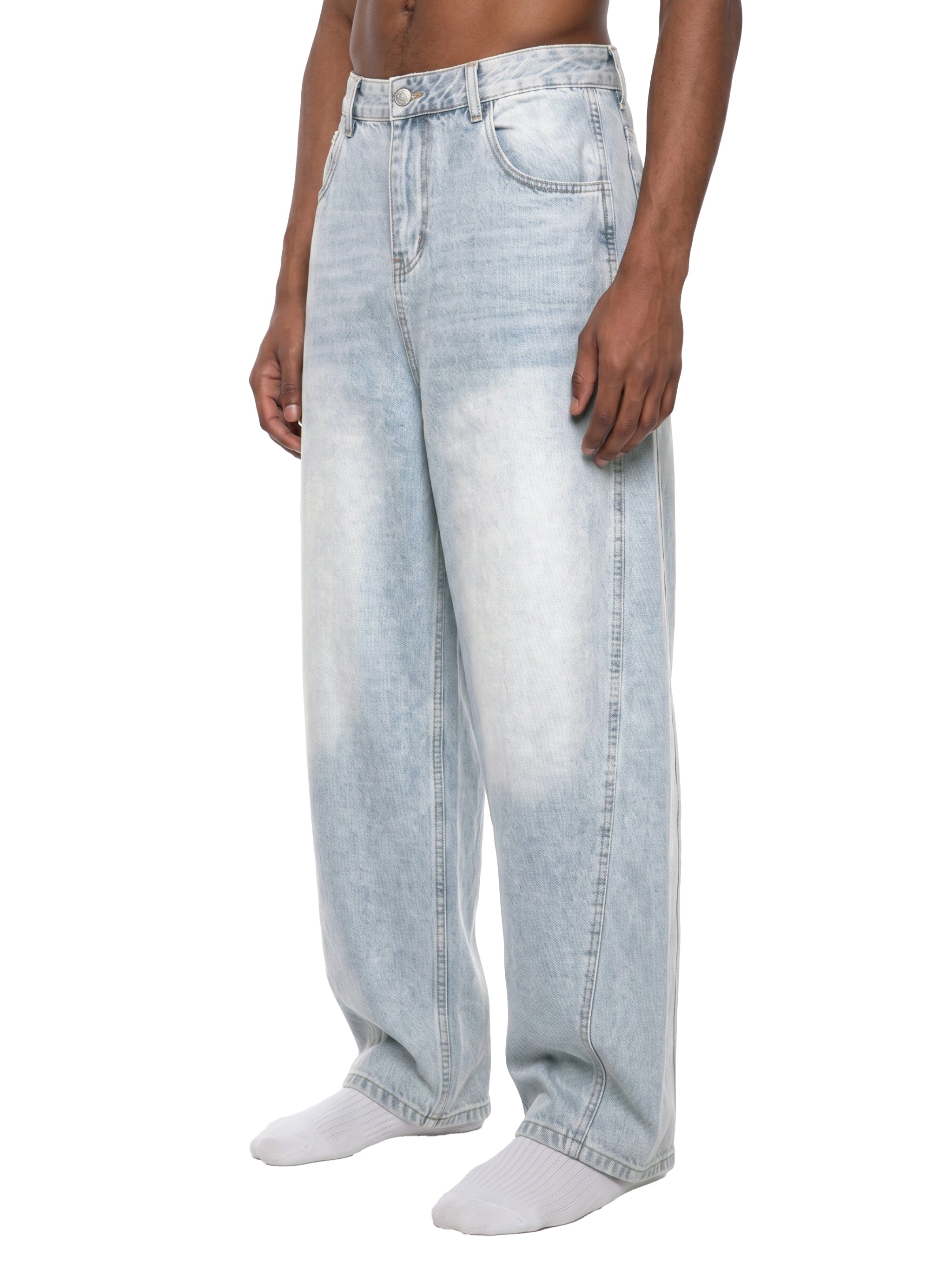 Sunburnt Sky Blue Jeans